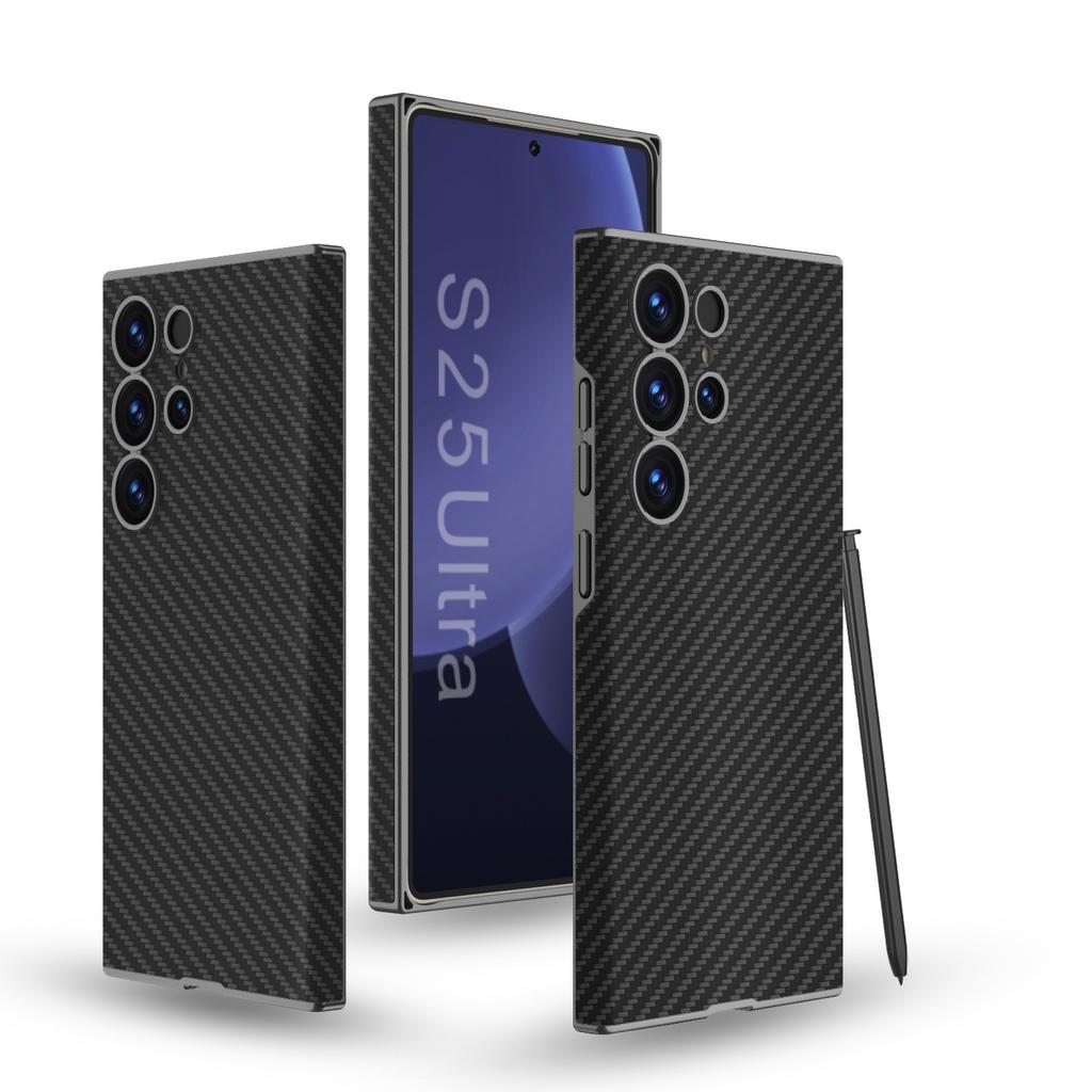 Vhodné pro pouzdro na mobilní telefon Samsung S25U S25u Kůže Senzorická kůže Plný okraj Zakřivený skořepina Proti pádu Tenké