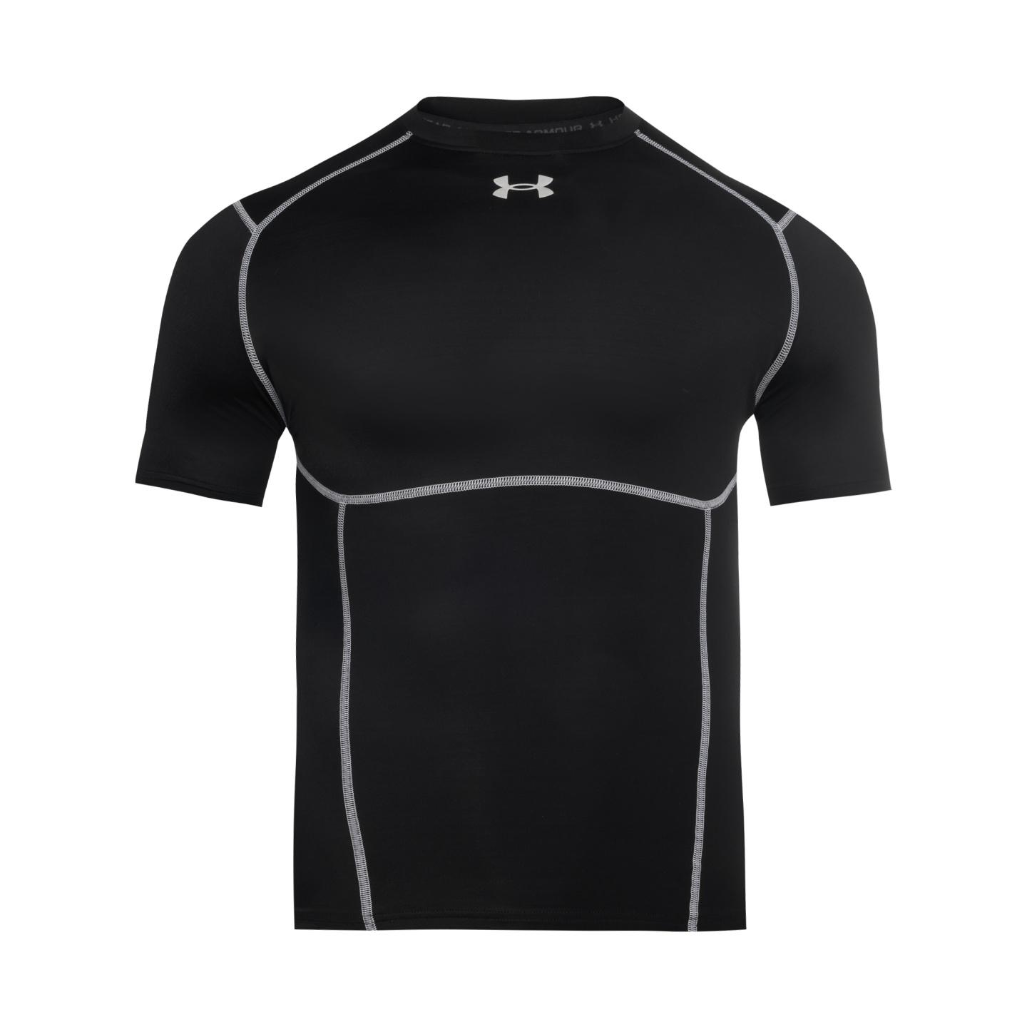 Under Armour Round Neck Logo Short Sleeve T-Shirt Men tops 6015382-009 M