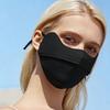 Summer Women Ice Silk Neck Scarf Sunscreen Face Mask for Sports Outdoor
