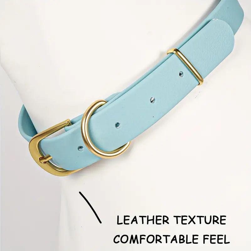 Waterproof Dog Collar,Quick Release Buckle,Odor-Proof Easy to Clean High Performance Fits Small Medium or Large Dogs
