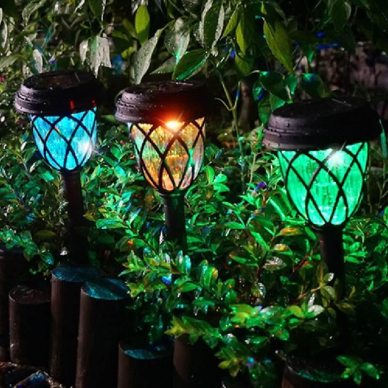 Stylish Solar-powered Led Garden Lights For Elegant Outdoor Lawn And Patio Decor