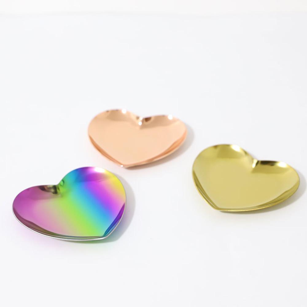 Heart-shaped Jewelry Tray Multifunction Jewelry Display Tray Durable Jewelry Storage Tray  Gift