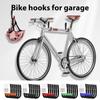 6PCS/Set Bike Wall Mount Hooks Bicycle Support MTB Road Bike Parking Hanging Holder Stand For Cycling Bike Accessories