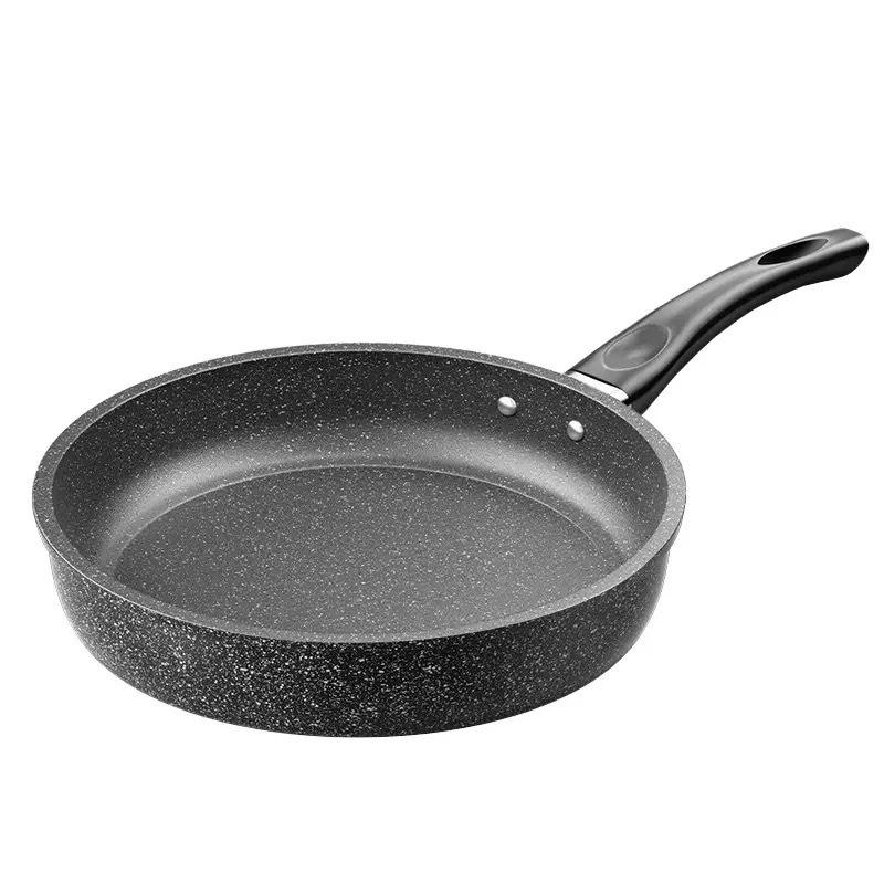 Maifan Stein Antihaft-Bratpfanne – Flacher Boden für Pfannkuchen, Steak und mehr. Neues Modell mit leichtem Design und Rauchreduzierung.