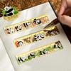 1pc/4pc Cartoon Panda Metal Bookmark Creative Exquisite Cartoon Animal Blessing Text Cultural and Creative Gift Student Gift