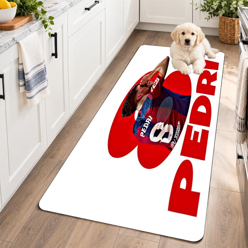 Flannel Kitchen Mat Pedri Soft Area Rug Non Slip Floor Carpet Home Decoration