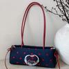 High-value Bow Bag Women's Autumn Trendy Shoulder Armpit Bag Fashionable Polka Dot Hand Bag