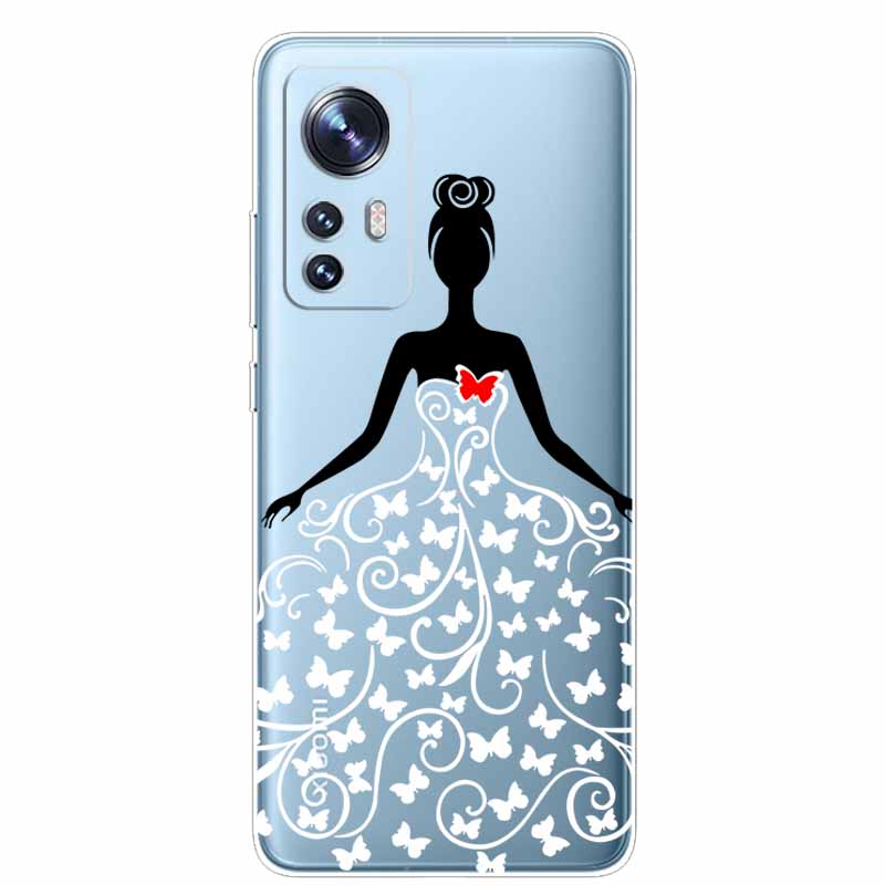 For Xiaomi 12T Case Clear Bumper Soft TPU Phone Cases for Xiaomi 12T Pro 5G Silicone Cover 6.67'' 12 T Transparent Slim Fundas