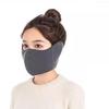 Modische Unisex Winter Warme Atmungsaktive Maske mit Ohrenschutz 360 Grad Abdeckung Staubdicht Atmungsaktive Halbe Gesichts-Mundabdeckung Gesicht Ohrenklappe