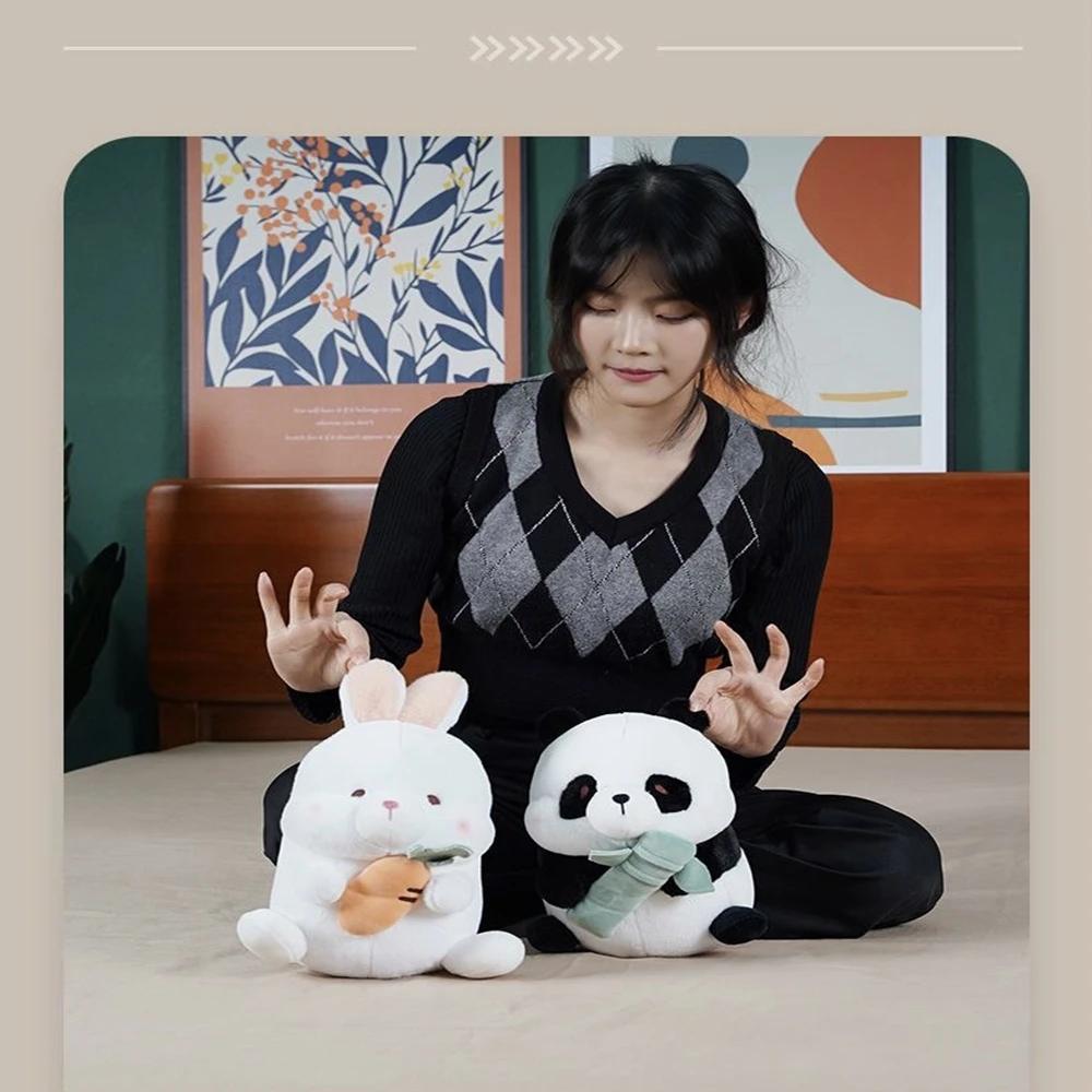 23cm Cute Doll Plush Toy Doll Panda Hug Bamboo Duck Hug Avocado Rabbit Hug Carrot Bear Hug Strawberry Pillow Gift Ideas For Kids