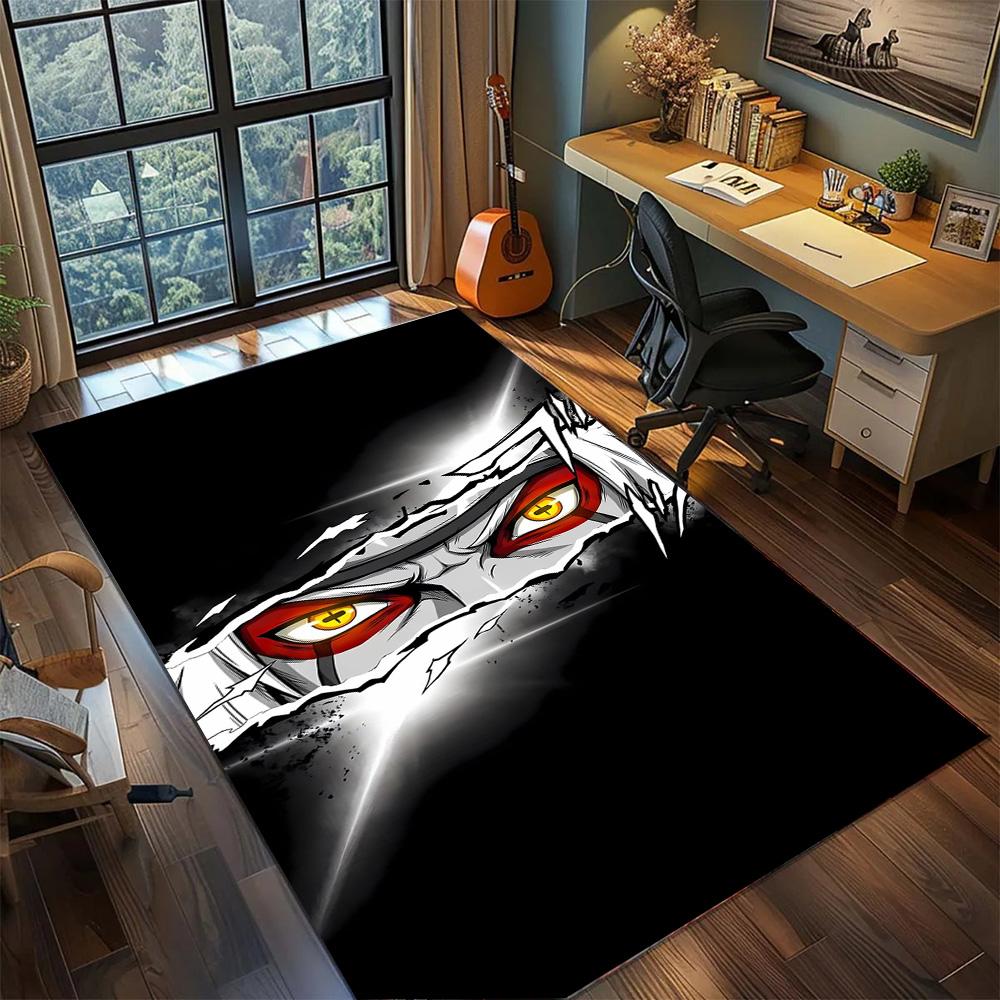 Naruto Non Slip Big Size Carpet Rug, Washable Large Area Floor Mat Indoor Bedroom Gamer Room.-TING