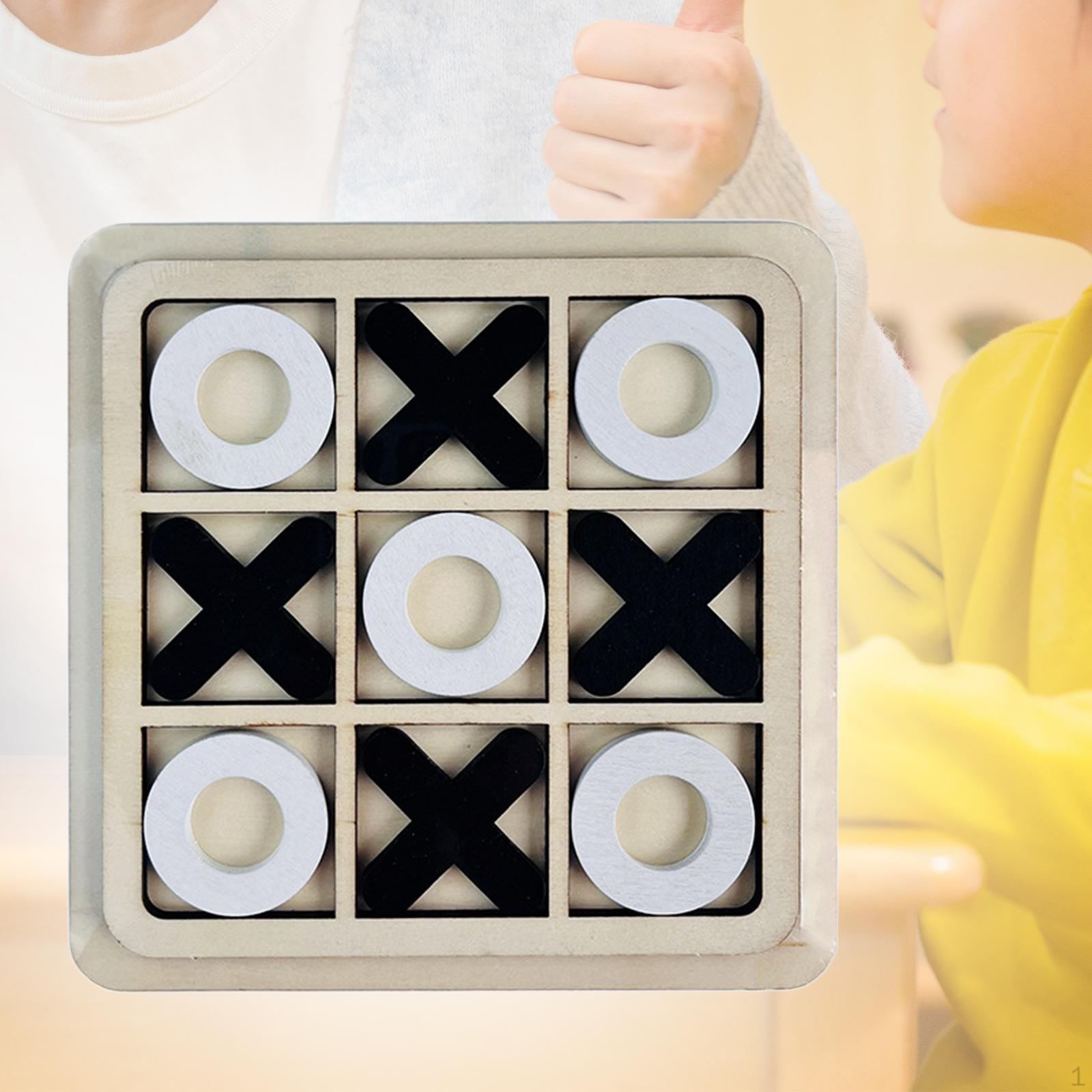 

Настольная игра Tic TAC Toe XO, настольная игрушка для взрослых и семьи, 18 см x 18 см, уникальные подарки в деревенском стиле, игры