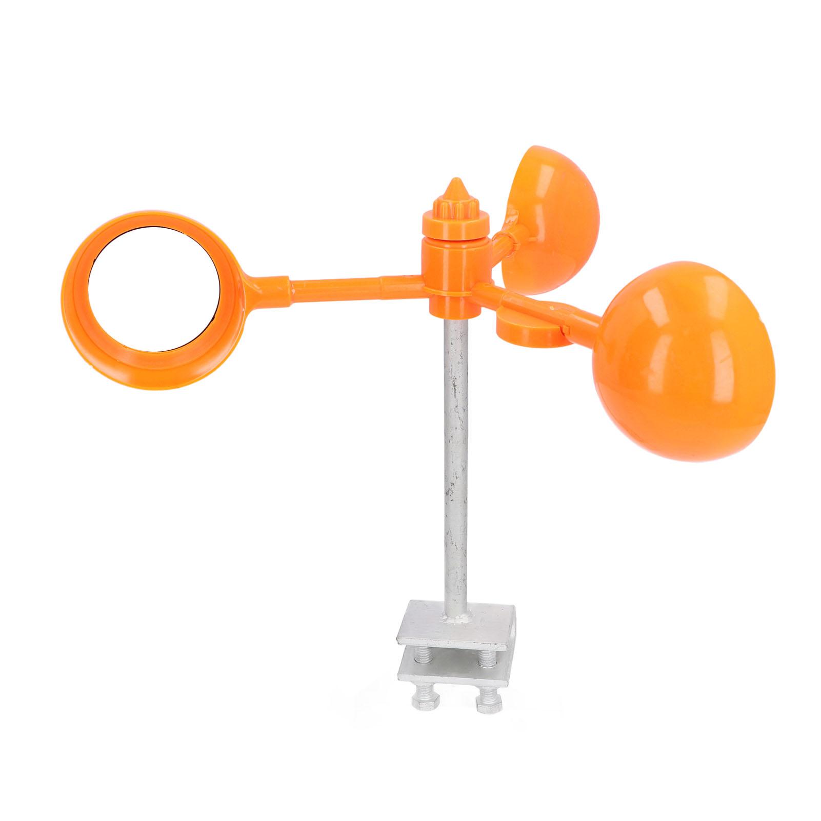 Wind Powered Bird Deterrent Device Visual Reflective Rotating Insulated Bird Reflector for Farm Orchard Field Airport ABS+Iron