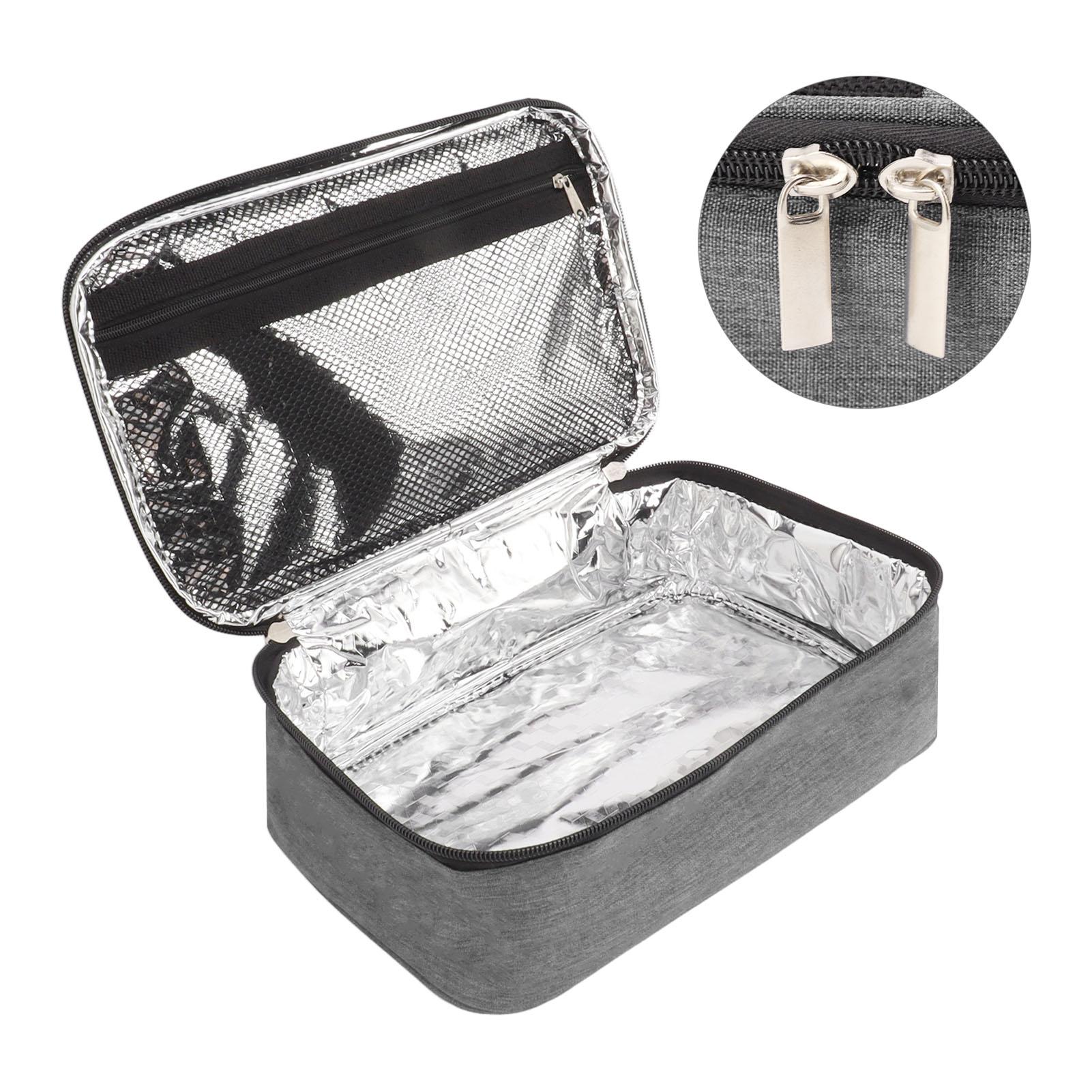 Lunch Bag 3.2L Large Capacity Lkproof Oxford Fabric Portable Handle Insulated Lunch Bag for   School Outing