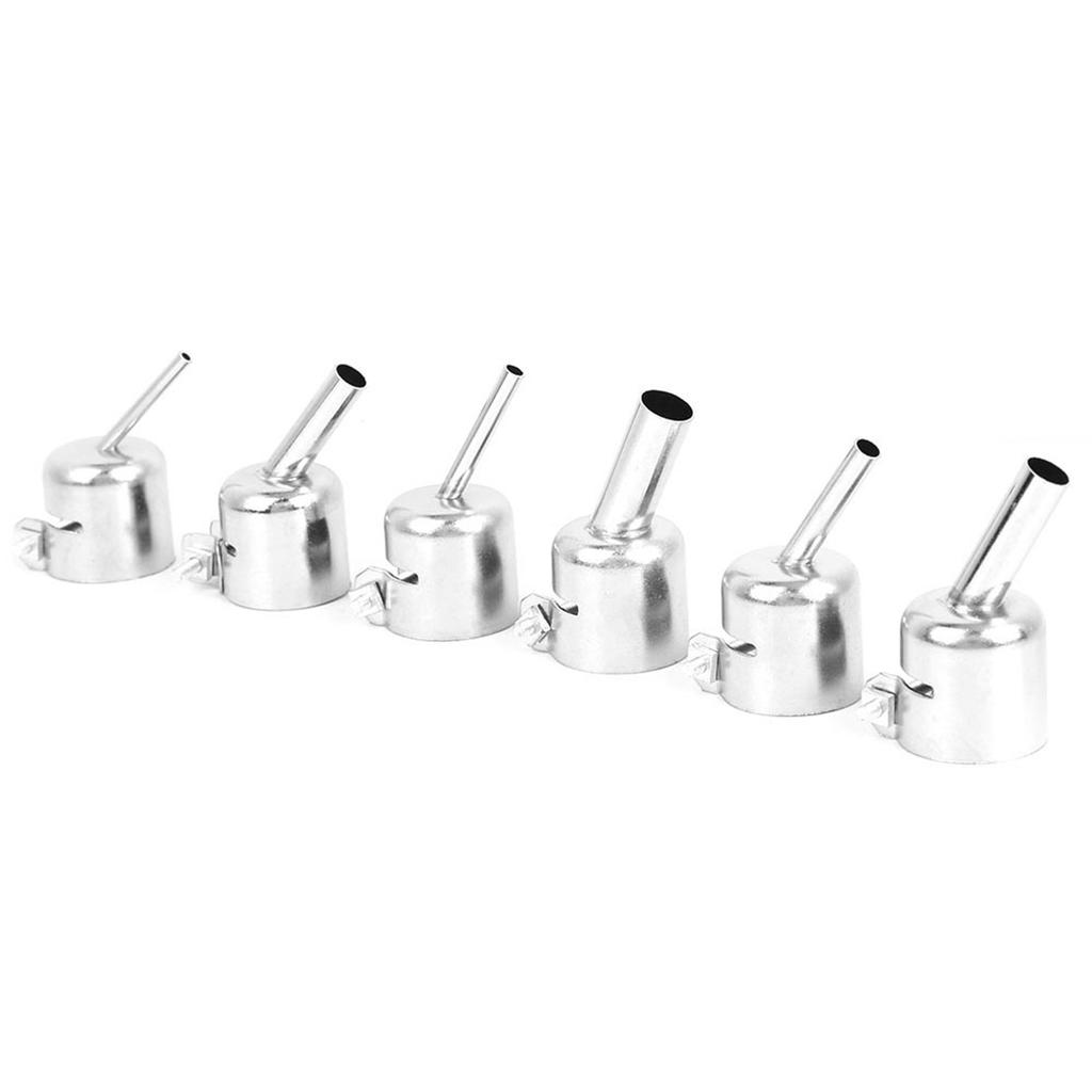 6Pcs Oblique Nozzle 850 for Hot Air Gun Soldering Desoldering Station Accessories