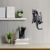 Resin Sculpture Flying Dragon Figure Wall Hanging Decor Monster Models Villa Home Figurines Outdoor Garden Decoration