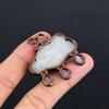 Rainbow Moonstone Pendant Gemstone Jewelry, Copper Electroformed Pendant, Handmade Beautiful Jewelry Pendant