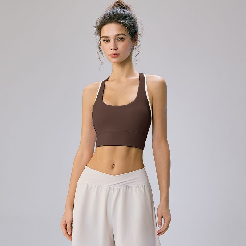 Mitaogirl Kendall Sports Tops Women's Beauty Back Underwear Running Bra I-Shaped Vest Fitness Yoga Wear Summer