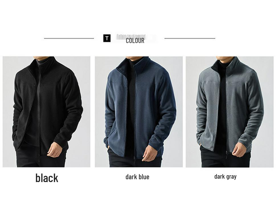 2025 Autumn/Winter Plus Velvet Fleece Jacket: Thick, Warm, Perfect Inner Layer for Shell Jackets