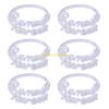 6pcs Napkin Rings for Party Ramadans Kareem Napkin Buckle Dining Accessories D57B