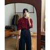 Cord-Hemdjacke Damen Herbst und Winter Neues Design Retro Langarmhemd