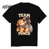 Lightweight Summer T-shirt Monkey Punch T-Shirt Short Sleeve Round Neck Casual Tee Cute Versatile Orangutan Pattern Shirt for Men Women Street