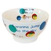 Cartoon Animal Creative Ceramic Bowl Cute Cream Color Household Dessert Bowl Breakfast Bowl Girl Birthday Gift Gift