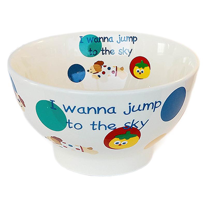 Cartoon Animal Creative Ceramic Bowl Cute Cream Color Household Dessert Bowl Breakfast Bowl Girl Birthday Gift Gift