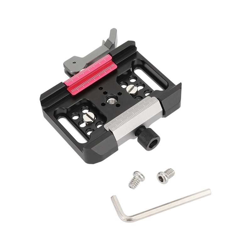 Aluminum Alloy Quick Release Plate Double Standard Designing Mount Clamp for Camera Tripods Sturdy and Universal Use 1