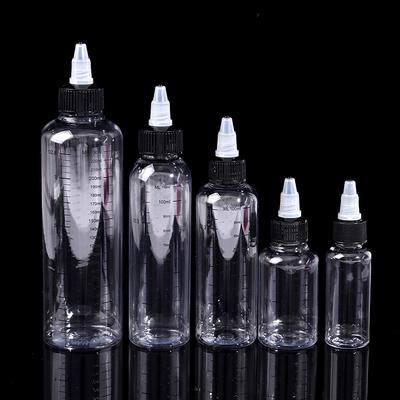30 ml-250 ml plastic pet-vloeistofcapaciteit druppelflesjes pigmentinktcontainers