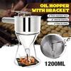 Pancake Batter Dispenser Multi-Caliber Stainless Steel Funnel Dispenser with Stand Cupcakes Baking Maker Tools Kitchen Accessori