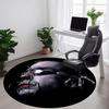1PC Rammstein Office Round Rug, Non-slip, Soft and Durable Office Rug for Interior Decoration, Perfect for Office, Beautiful Decoration