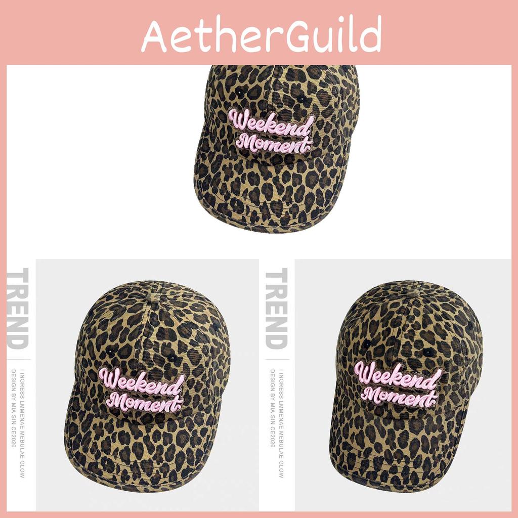 Womens Adjustable Cotton Water Hat With Retro Leopard Pattern And Sun Protection Features