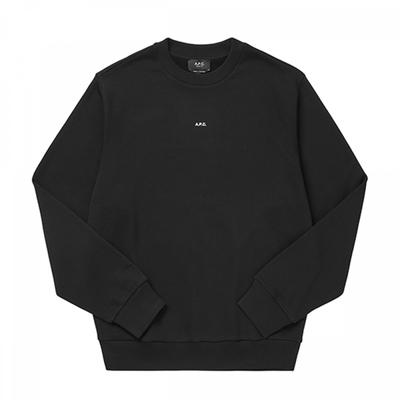 ApeSSe Cohbx H27910 Tzc Nero Bianco Micro Logo Boxy Uomo S Felpa