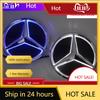 MBK2  C200 E200 New 2025 For Mercedes Benz Car Front Grill Logo Light mirror face LED Badge For Mercedes Benz W166 GLS350 AMG/GLS63 X2