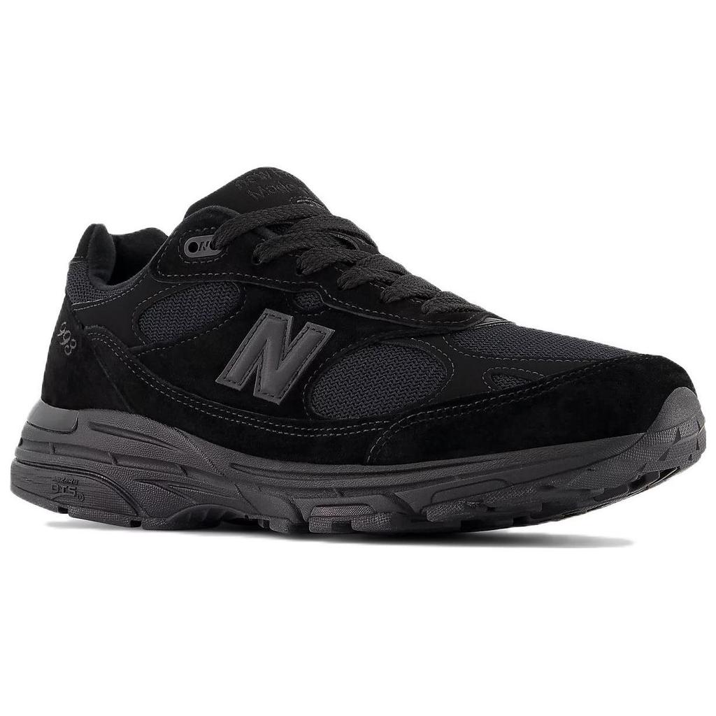 New Balance 993 Pagaminta JAV Visiškai juodi vyriški sportbačiai Pagrindinė juoda MR993TB