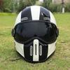 DOT Motorcycle Full Face Helmet Fiberglass Lightweight Casco Moto Double Visor Anti-fog Shield for Men Women