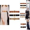 Chic Vintage Decorative Waist Belt For Dresses In Fashionable Brown Black Color Options