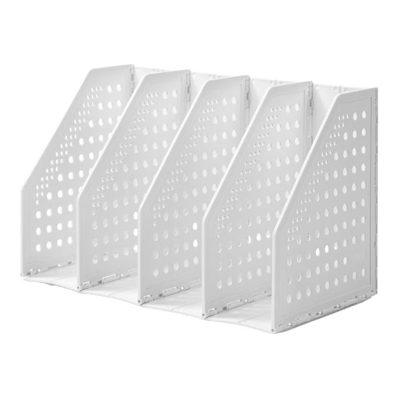 Deli Foldable Desktop Bookend and Storage Rack
