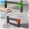 4 Baskets 2-Tier Over The Sink Dish Drying Rack 26.57-35 Large Sink Rack for Kitchen Extensible and Adjustable Saving Kitchen S