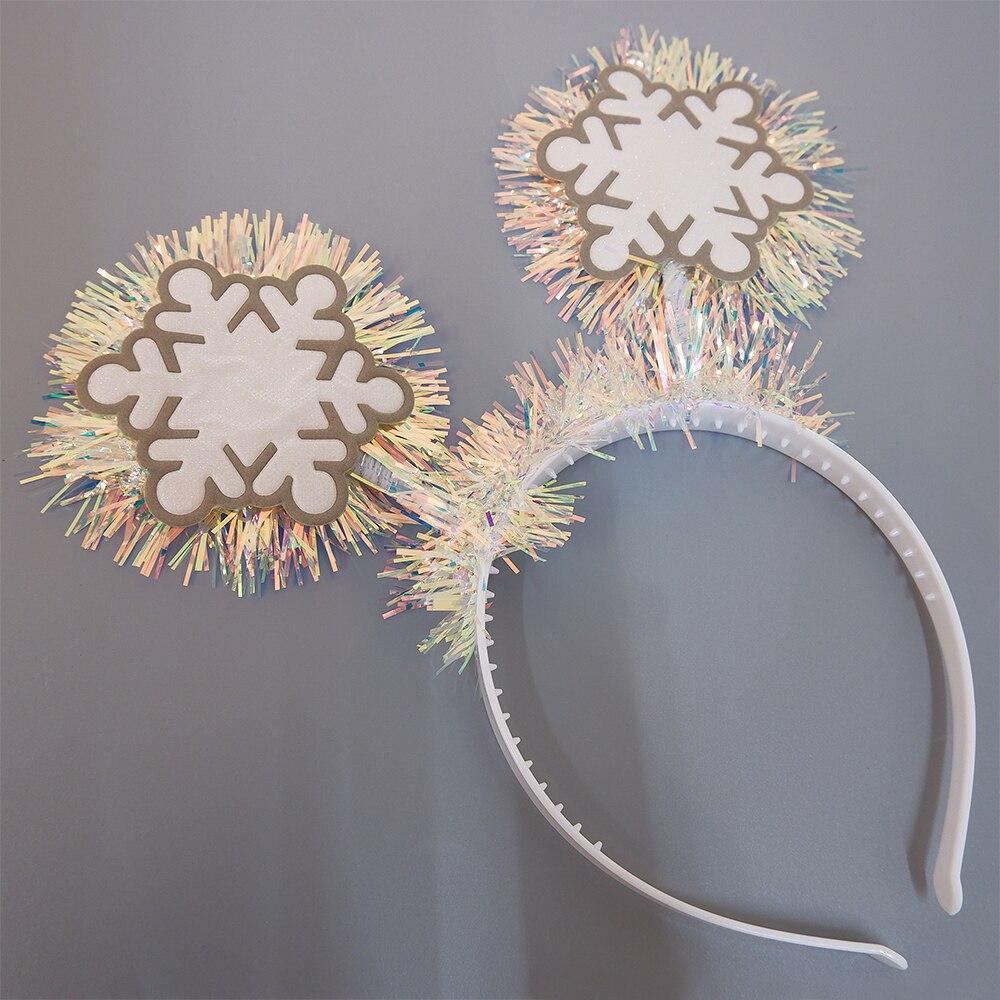 

С Новым годом шляпа 1 шт. повязка на голову золотистая, серебряная фольга мишура звезда повязка на голову новогоднее рождественское украшение для домашнего декора для девочек