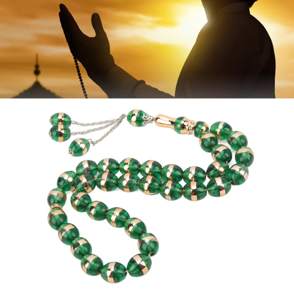 Beads Rosary 33 Grains Exquisite Unique Pattern Religious Article Worship Prayer Supplies