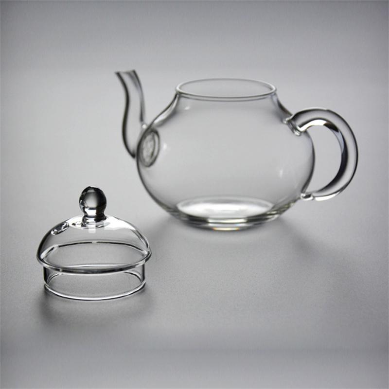 Japanese Handmade Mini Glass Teapot High Temperature Resistant Filter Tea Maker Flower Puer Tea Pot Kung Fu Tea Set