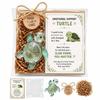 Cute Emotional Support Animal Gift Set Resin Heartwarming Comfort Animal Figurine Inspirational Card Motivational