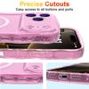 ins Style Wave For Magsafe Glitter Transparent Phone Case For iPhone 15 16 17 Pro Max Plus Lens Protection Wireless Charge Cover