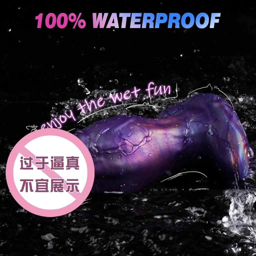 Alien Special Soft Silicone Mixed Color Simulation Penis Manual Model Rear Courtyard Female Fake Penis Suction Cup Sex Toy