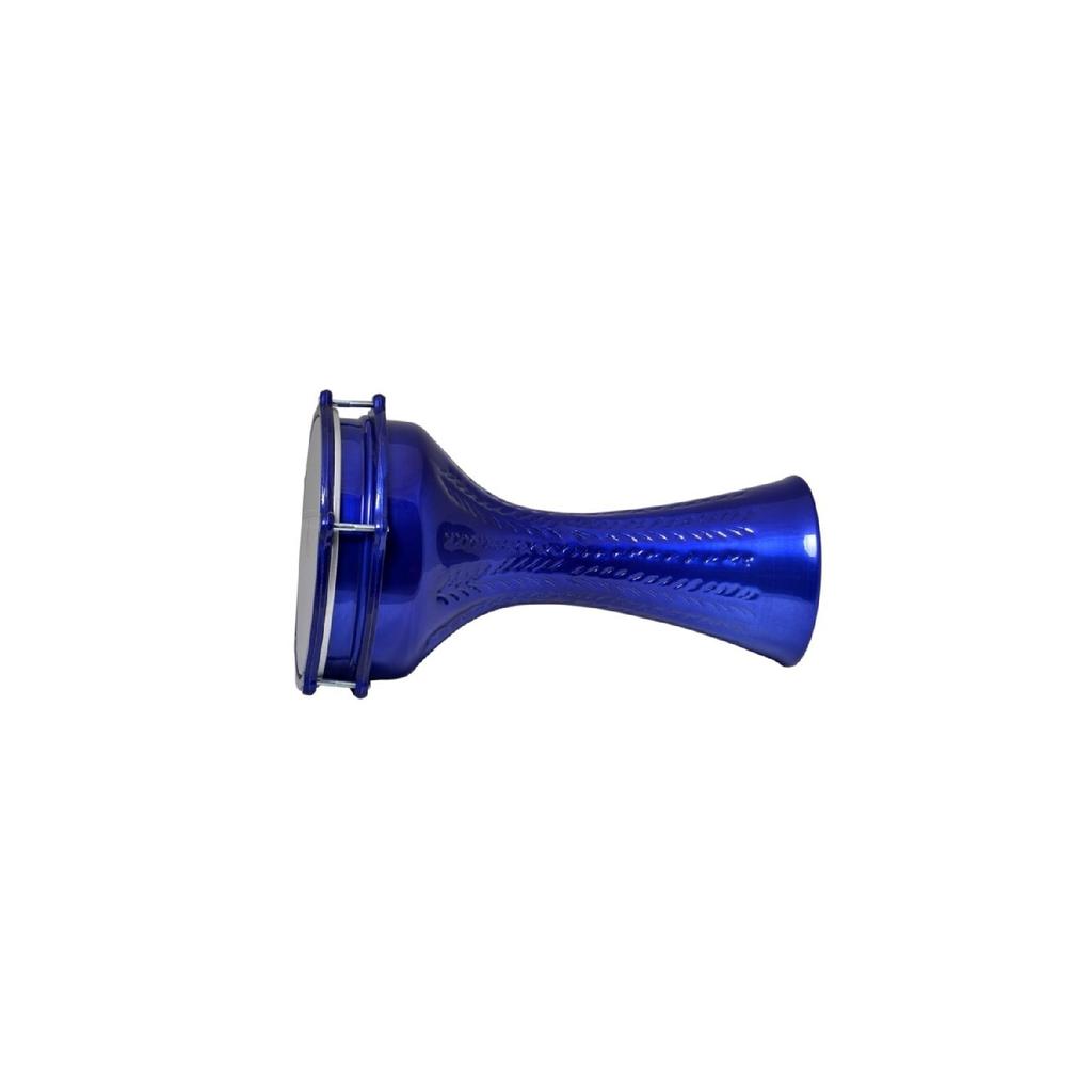 820c-bl Aluminum Darbuka Embroidered Static Blue 20cm