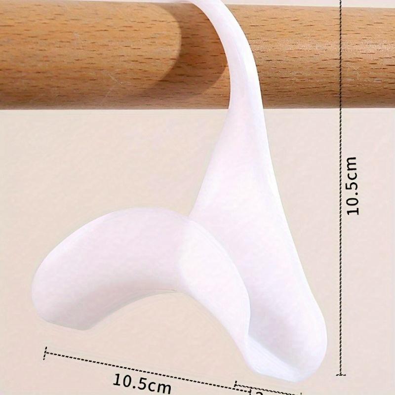 

5 Packs Purse Hanger Hook Acrylic Bag Hanger Handbag D Wear on The Product, Which Is Normal for The Product, Tools for Men 1pc White