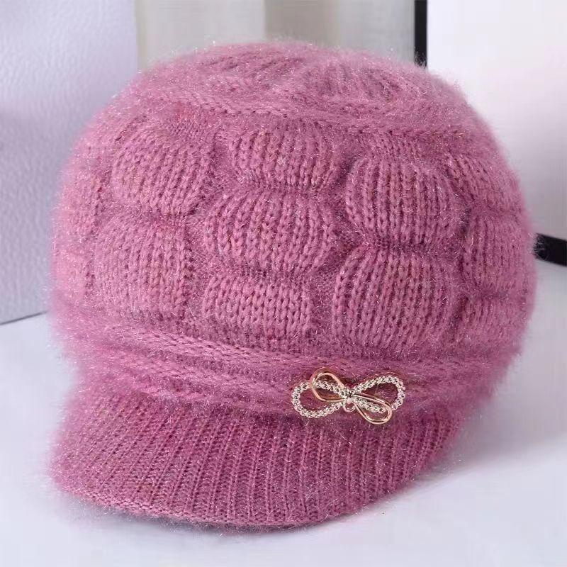 Damska dzianinowa czapka Beanie, gruba zimowa czapka, oddychająca, ciepła dzianinowa czapka na zewnątrz, modny dodatek dla kobiet