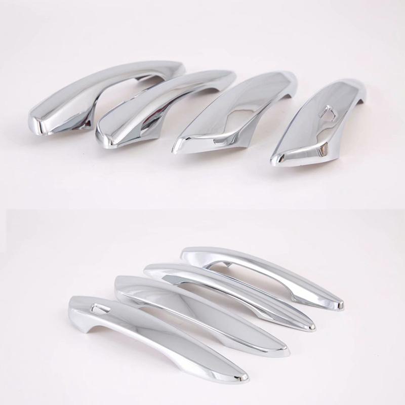 Auto Door Handle Cover Carbon Fiber Chrome For Mazda CX60 Accessories CX 60 2022 2023 2024 2025 Anti-scratch Trim Set Stickers